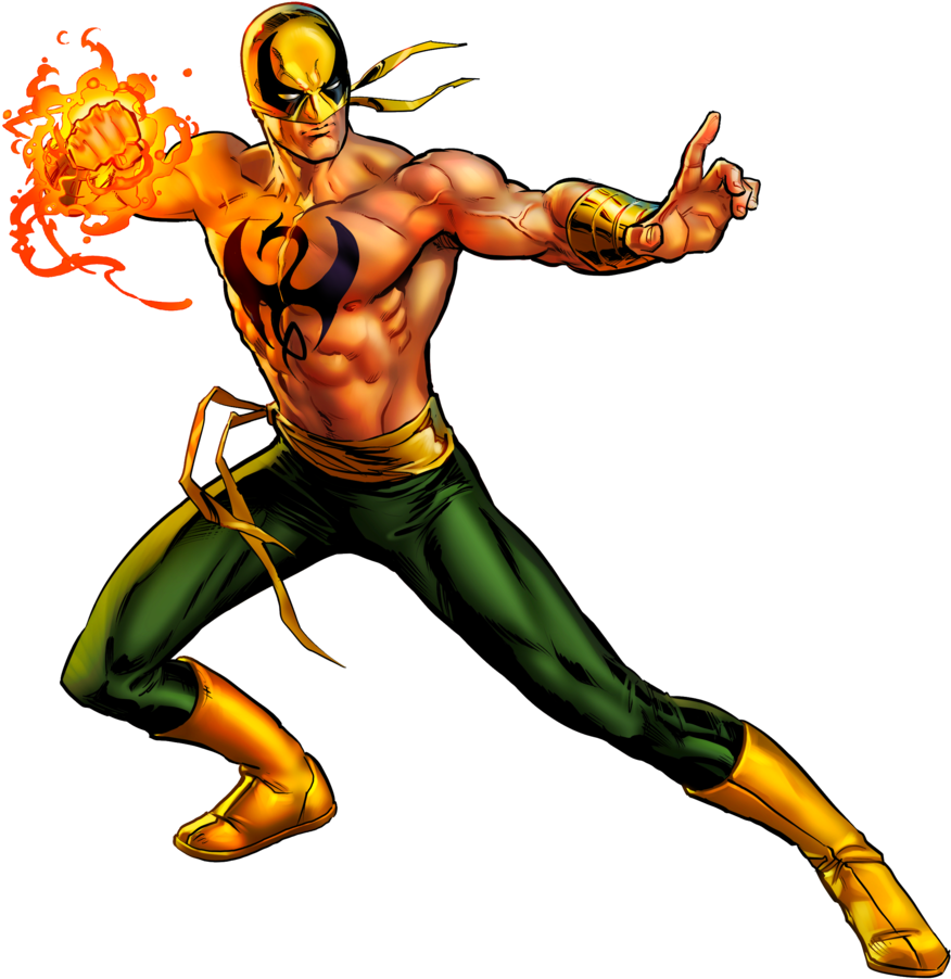 Iron Fist - Iron Fist Comic Png (882x906), Png Download