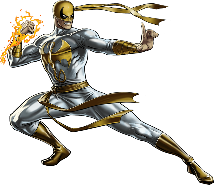 Heroic Age Iron Fist Portrait Art - Heroes Marvel Avengers Alliance (730x630), Png Download