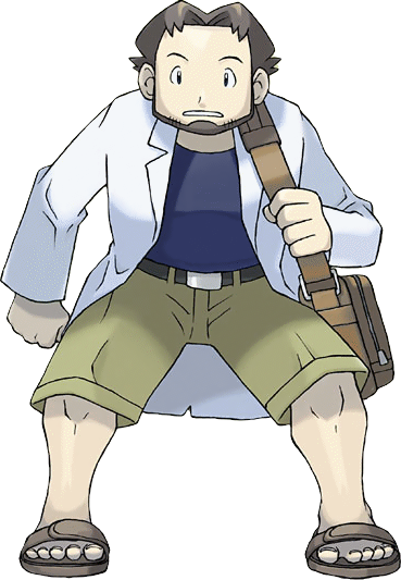 Professor Gary Oak - Pokemon Professor Birch (369x533), Png Download