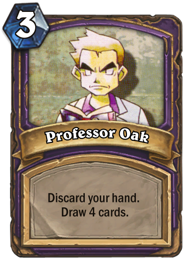 Professor Oak, Discolock Engine - Herthstone Shaman Cards Fan Made (400x543), Png Download