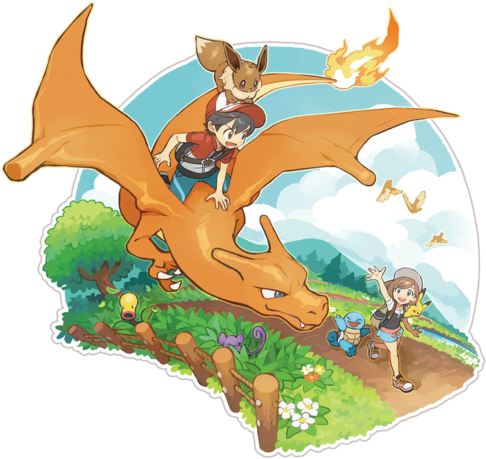 As Players Travel Throughout The Kanto Region, They - Pokemon Let's Go (700x495), Png Download