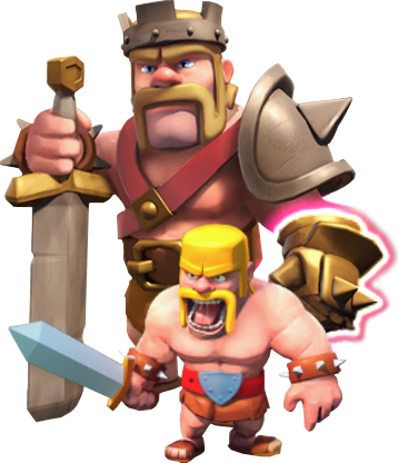 The Iron Fist Ability Barbarian King - Hình Nền Clash Of Clans (358x416), Png Download