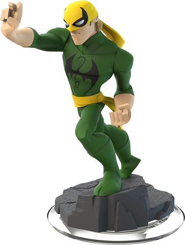 Disney Infinity Iron Fist (363x480), Png Download