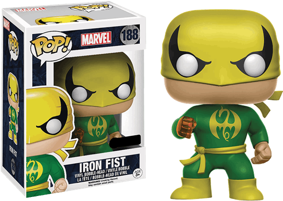 1 Of - Iron Fist Pop (600x600), Png Download