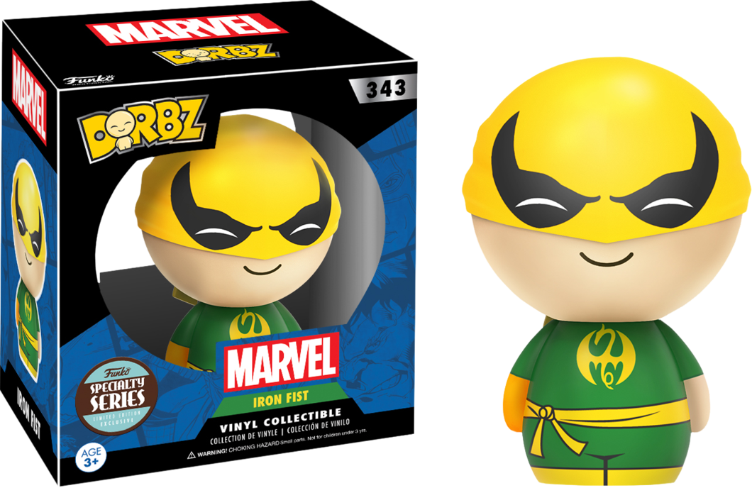 Funko Dorbz Marvel Iron Fist - Funko Dorbz Iron Fist (1060x688), Png Download
