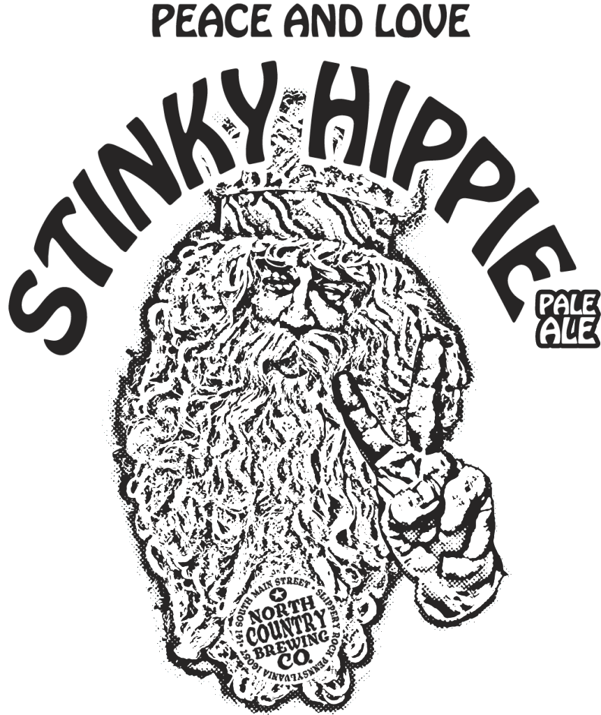 North Country Stinky Hippie - North Country Brewery Stinky Hippie (861x1024), Png Download