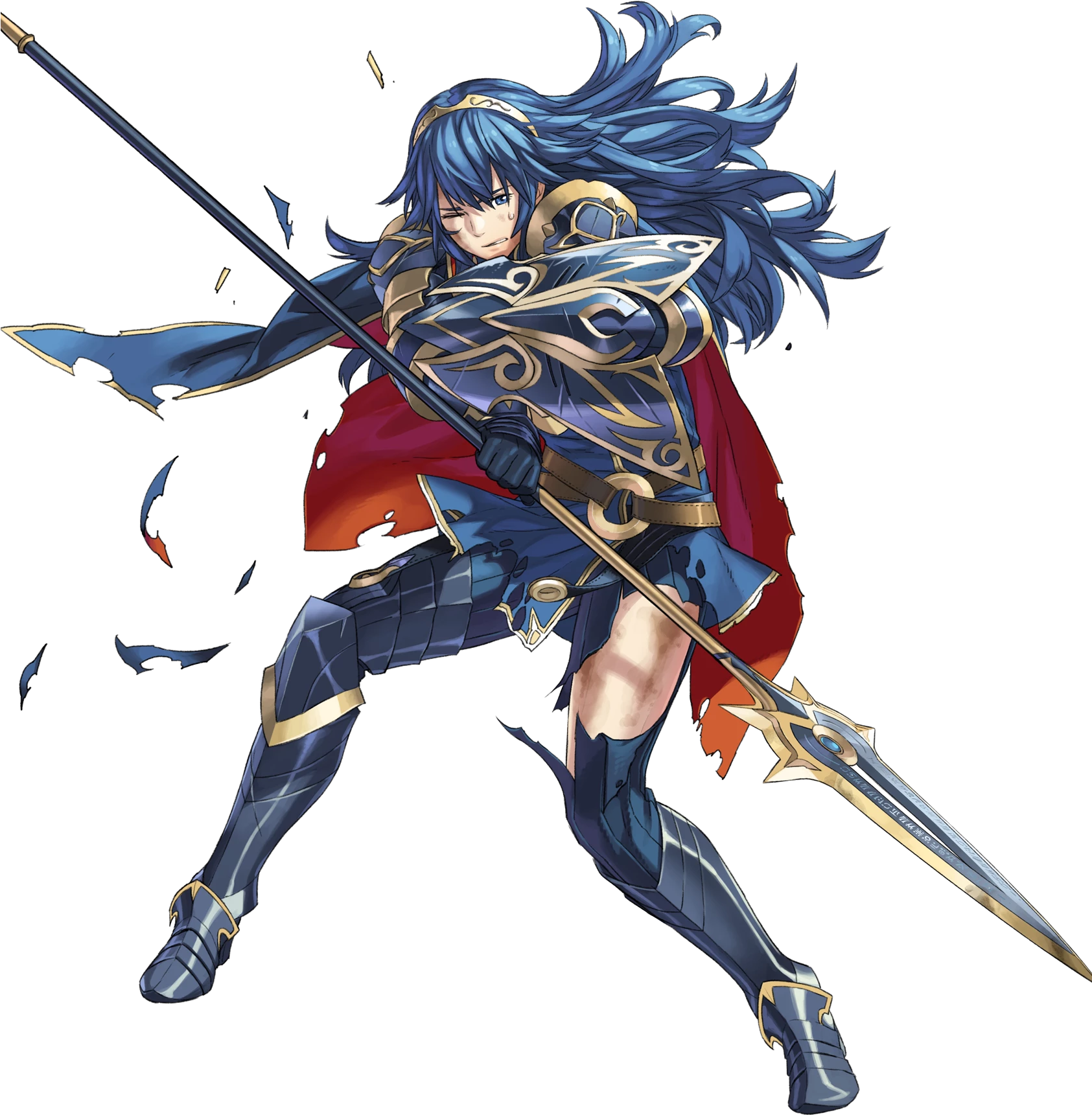 Bare Thigh Or Upper Tummy - Fire Emblem Heroes Lucina (1684x1920), Png Download