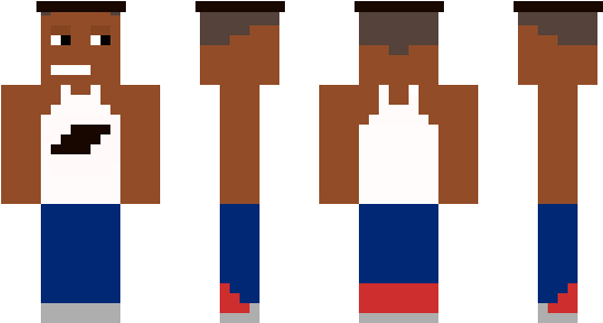 Minecraft Skin Etika - Etika Minecraft Skin (600x348), Png Download