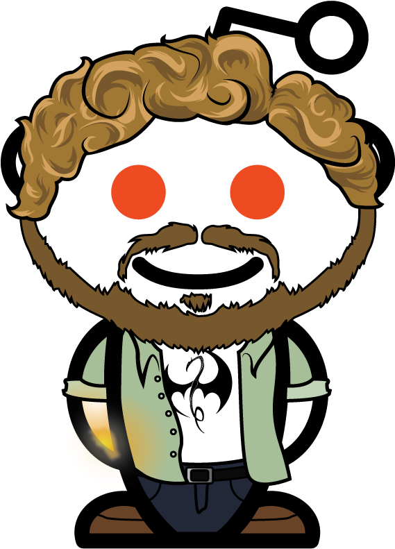 Iron Fist Snoo, Hope You All Enjoy - Iron Fist (594x800), Png Download