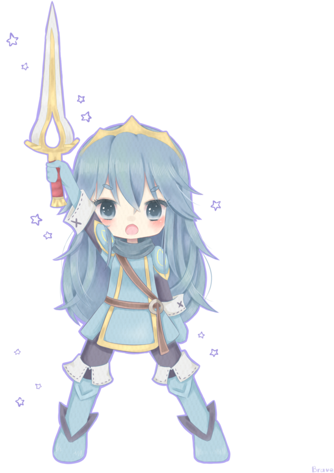 1446687089347 - Fire Emblem Lucina Chibi (832x960), Png Download