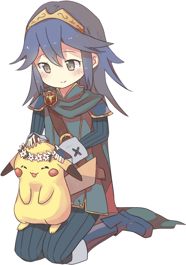 Fire Emblem Y Pikachu (698x978), Png Download