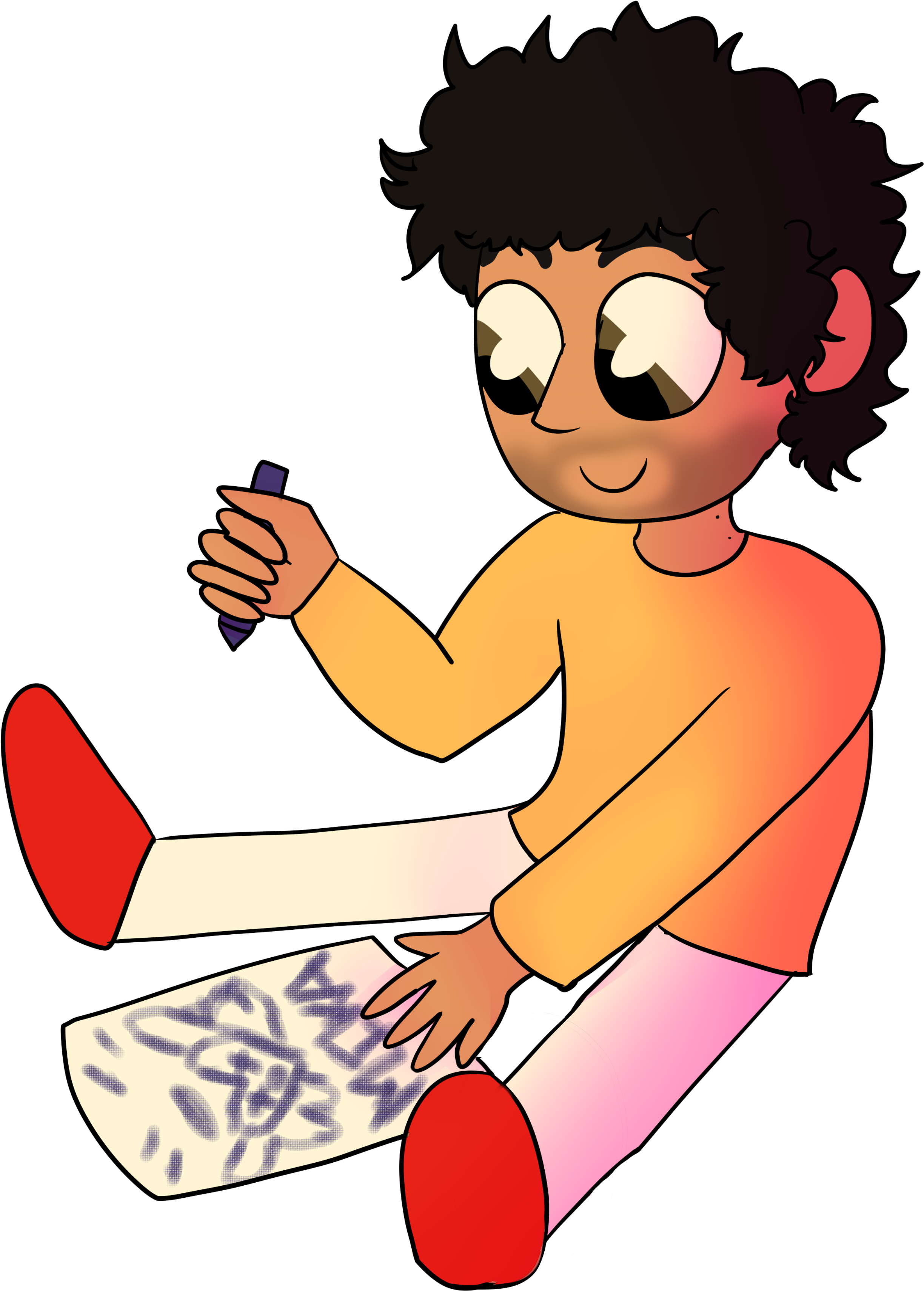 I Lov Him Sm Wrow - Cartoon (3550x3550), Png Download