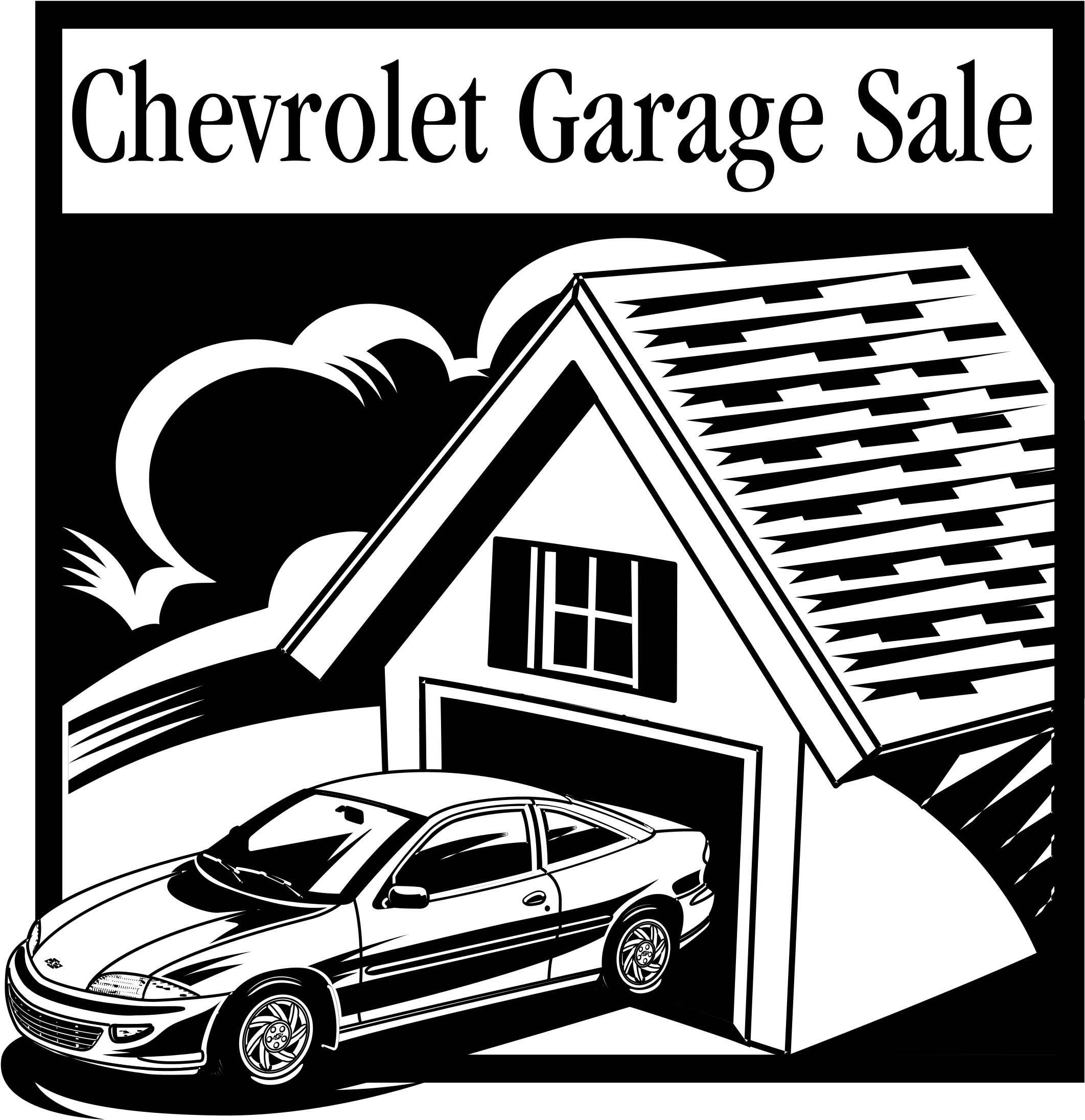 Chevrolet Garage Sale Logo Png Transparent - Diy Household Hacks And Projects For The Garage: A (2400x2400), Png Download