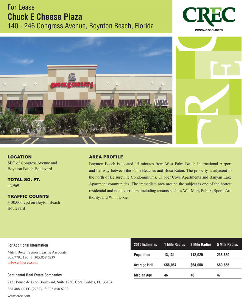 Chuck E Cheese Plaza, Formerly Forum Shoppes - Web Page (816x1003), Png Download