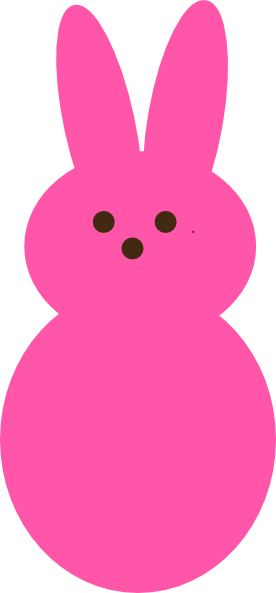 Easter Peeps Clipart - Peep Clipart (276x593), Png Download