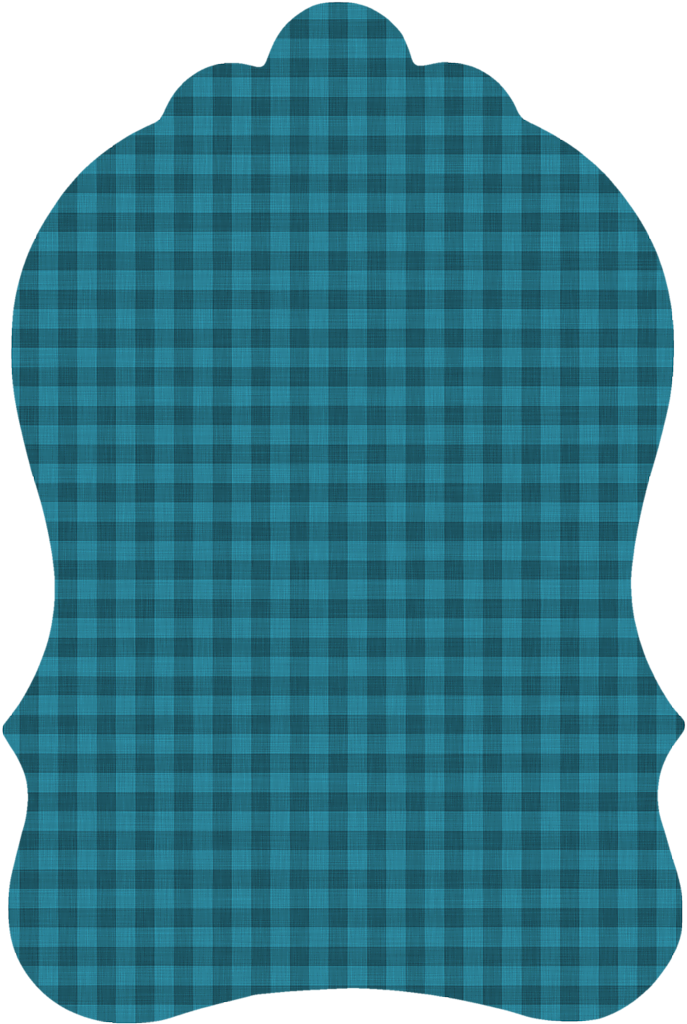 Blue Tag - Tartan - Gordon Ornament (round) (687x1024), Png Download