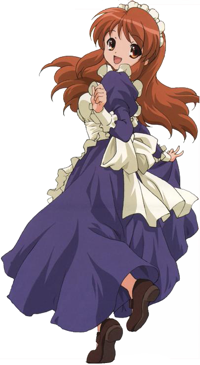 Mikuru Asahina In The Melancholy Of Haruhi Suzumiya - Haruhi Suzumiya Mikuru Asahina (405x740), Png Download
