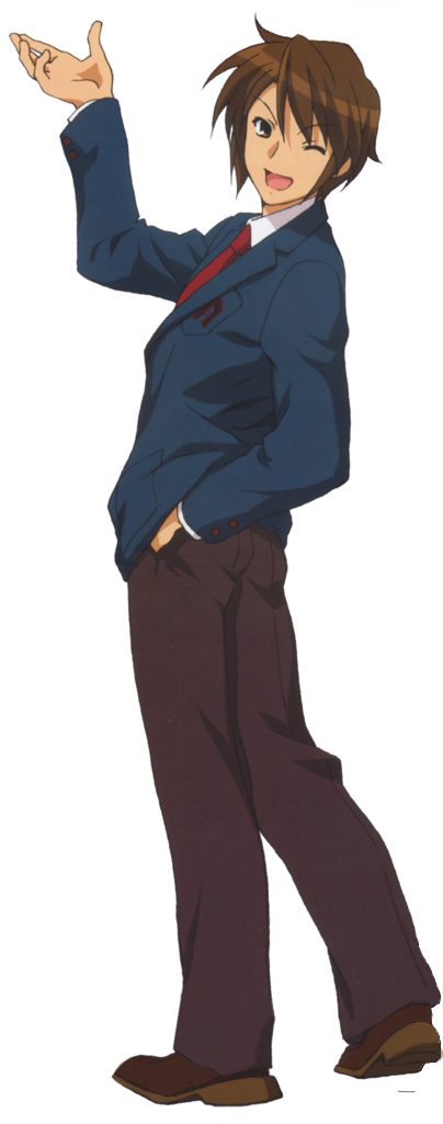 Itsuki - Melancholy Of Haruhi Suzumiya Itsuki (473x1024), Png Download