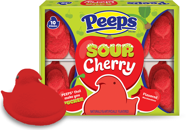 Peeps Is Launching 8 New Flavors Just In Time For Easter - Marshmallow Peeps Blue Chicks 10ct (1008x538), Png Download