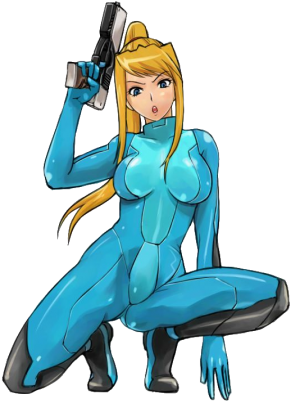 Samus Returns Metroid - Samus Aran Zero Suit Png (337x450), Png Download