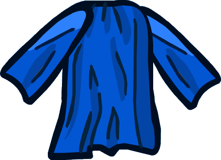 Blue Wizard Robe - Wizard Clothes Transparent (453x327), Png Download