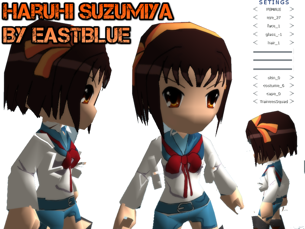 [public] {haruhi Suzumiya} - Cartoon (1024x768), Png Download