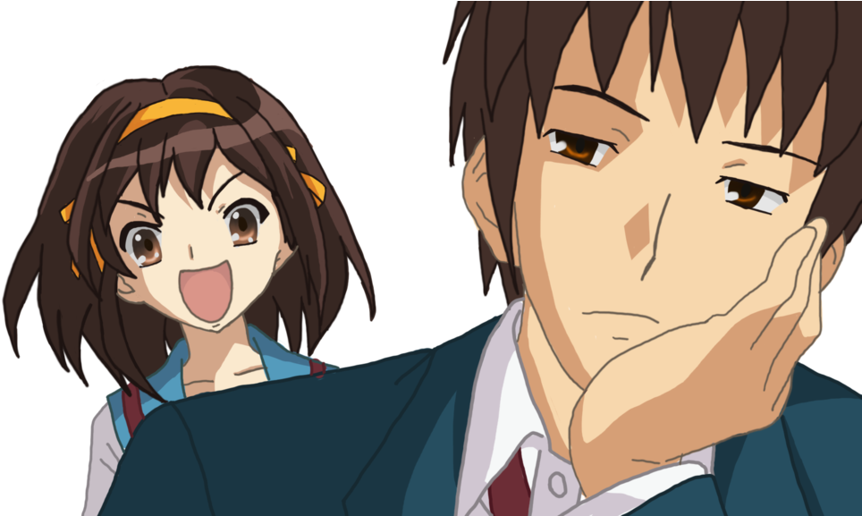 View Samegoogleiqdbsaucenao Ship , - Melancholy Of Haruhi Suzumiya Kyon (1024x576), Png Download