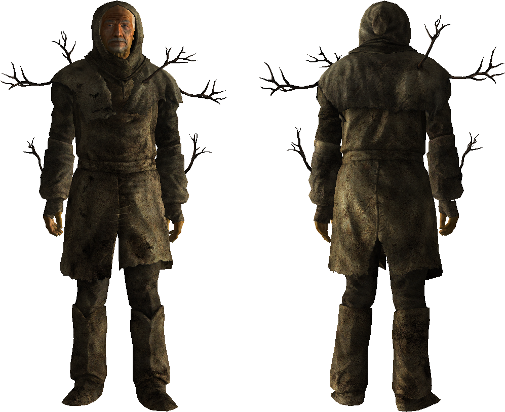 Oasis Robe - Fallout 3 Treeminders (1051x840), Png Download