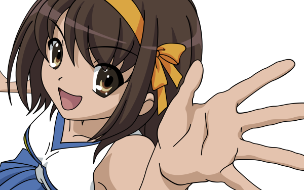 Anime The Melancholy Of Haruhi Suzumiya Image , Wallpapers - 涼宮 ハルヒ の 憂鬱 (600x376), Png Download