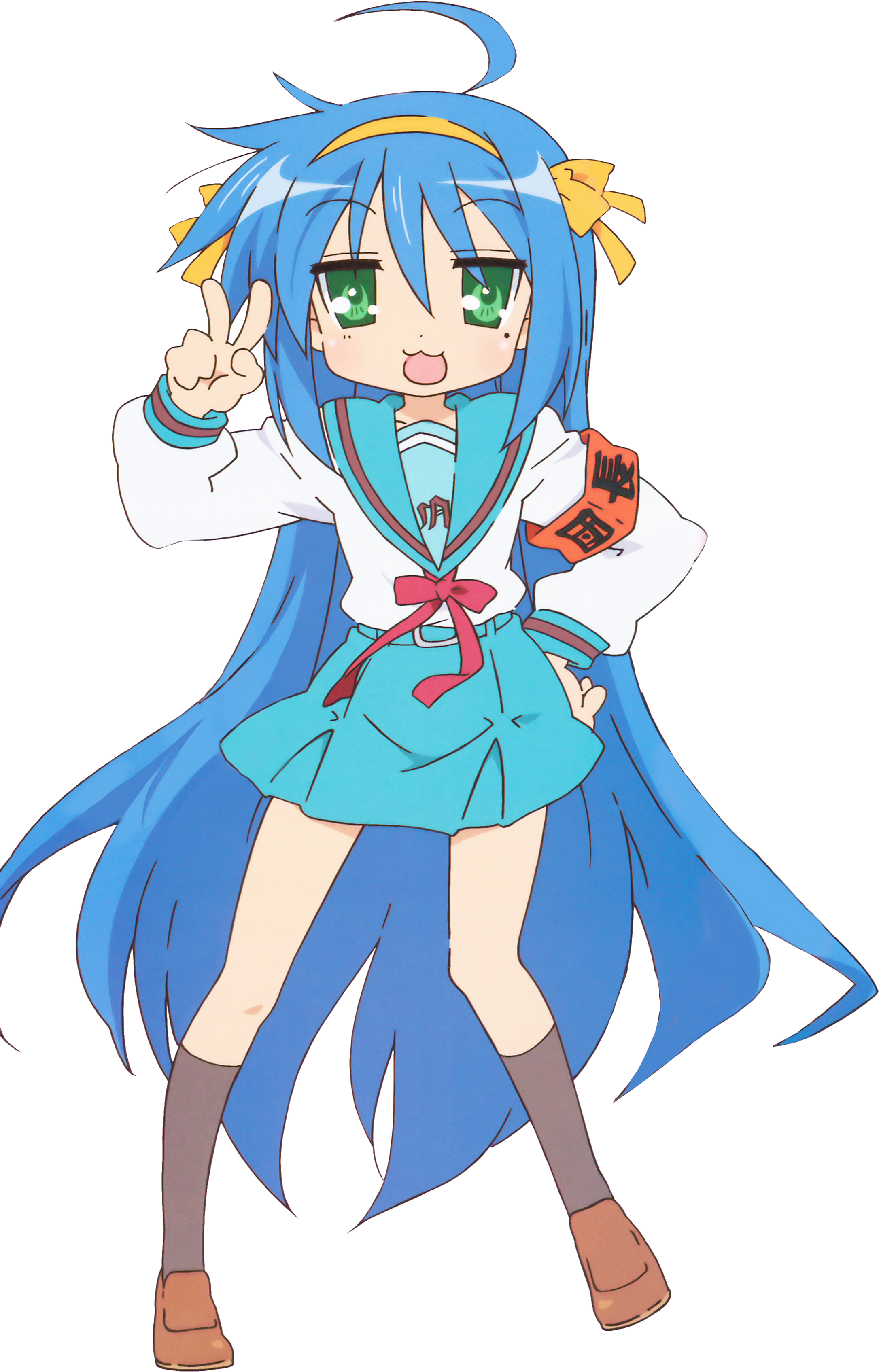 Lucky Star Character Design (2243x3479), Png Download