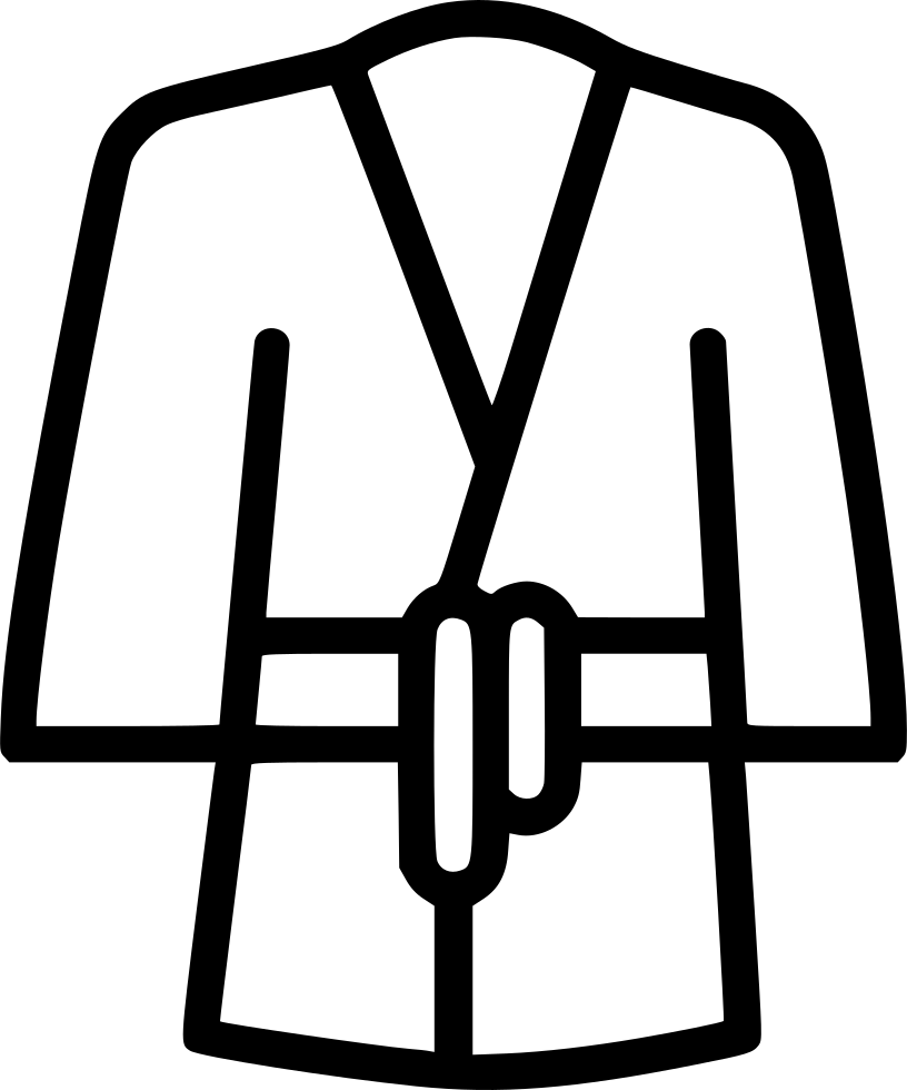 Bath Robe Comments - Robes Icon (816x980), Png Download