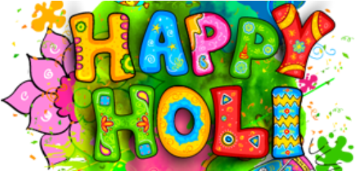 Holi (520x245), Png Download