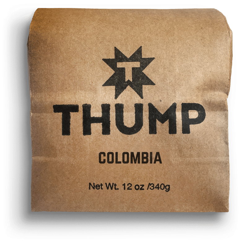 Colombia Yolando Mocoas - Thump Coffee Logo (800x811), Png Download
