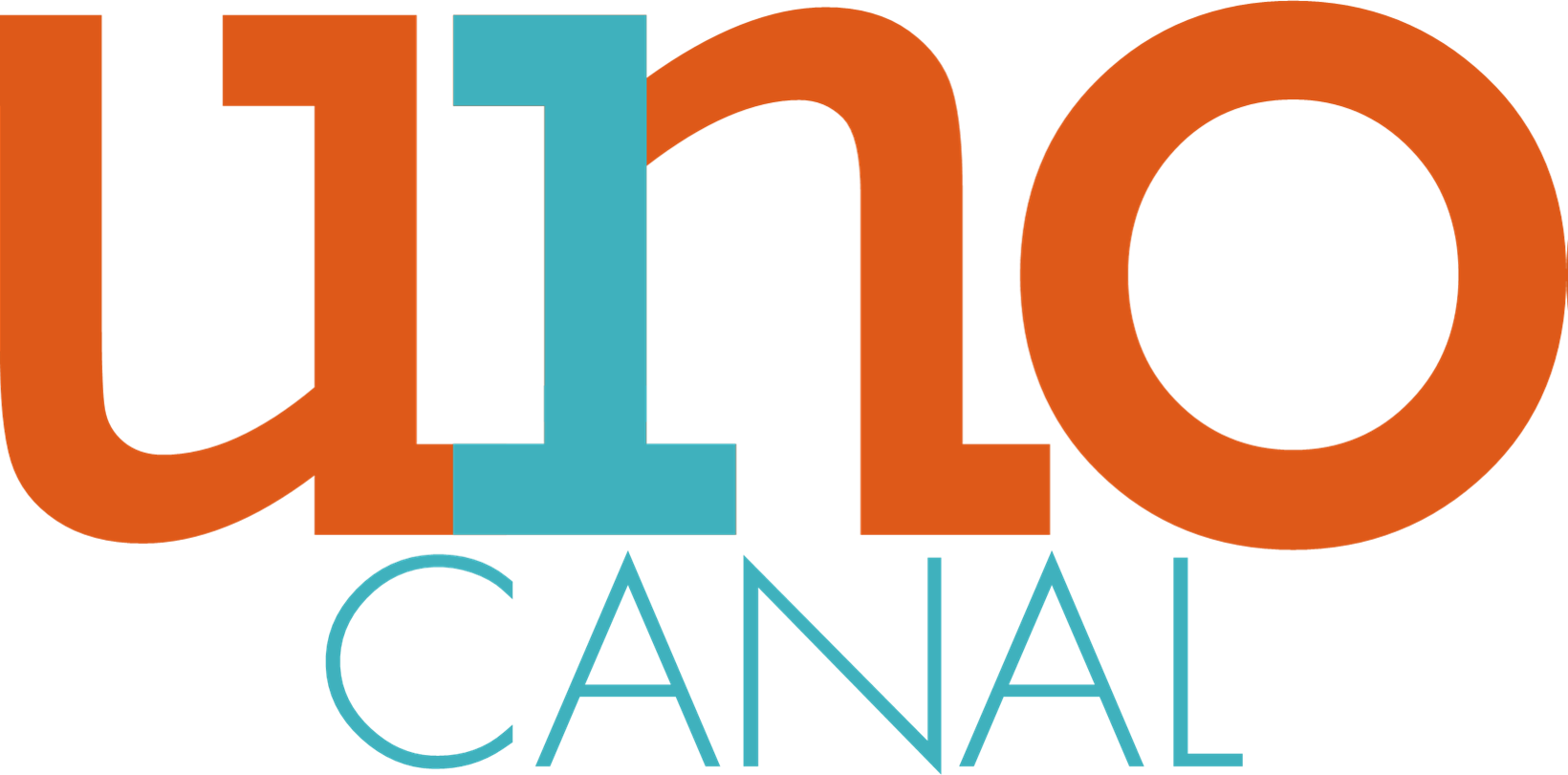 Canal 1 Colombia - Logo De Canal Uno (1640x811), Png Download