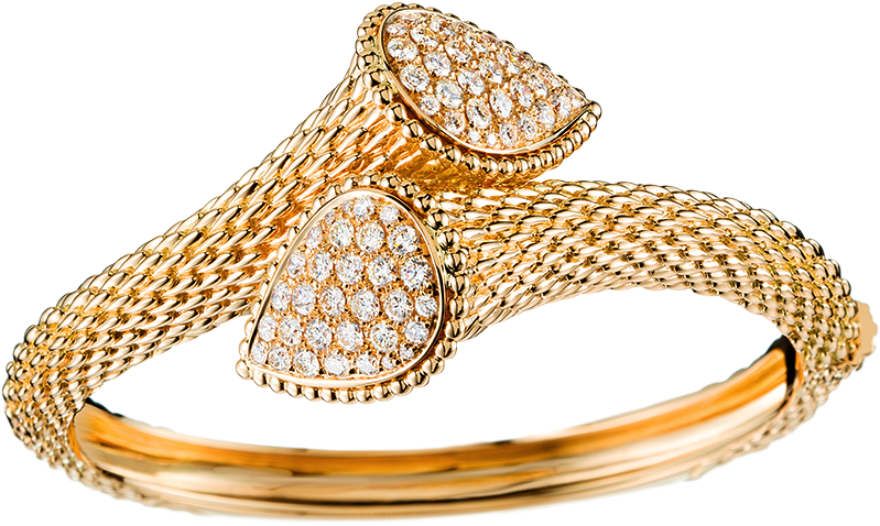 A Bracelet Is An Article Of Clothing Or Jewelry That - Boucheron Serpent Bohème 18ct Yellow-gold And Diamond (856x543), Png Download