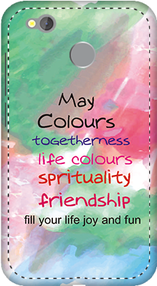 Redmi 4 Holi Quotation Mobile Covers - Mobile Phone (284x426), Png Download