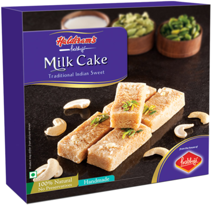 Haldiram Milk Cake - Haldiram's (503x502), Png Download