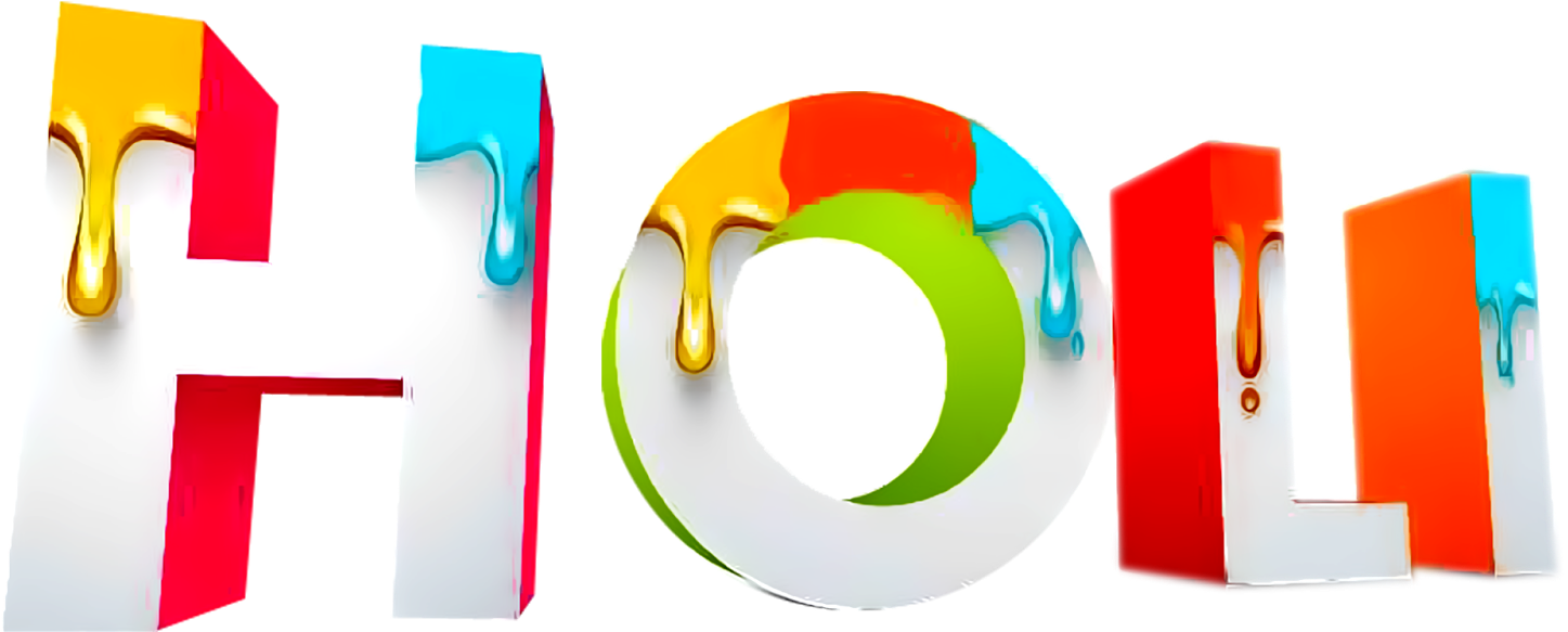 Happy Holi Text Png Transparent Images - Holi (1600x1575), Png Download