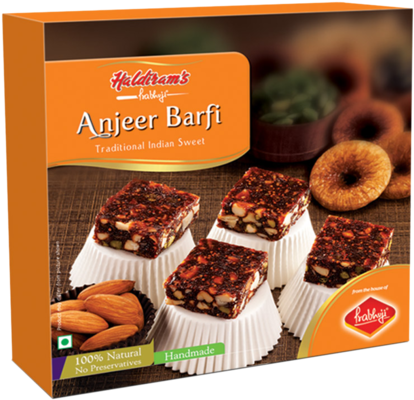Haldiram Anjeer Barfi - Haldiram's (503x502), Png Download