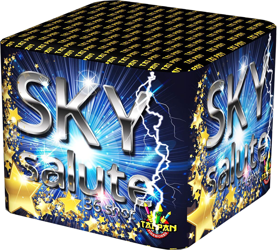 Sky Salute - Fireworks (888x802), Png Download
