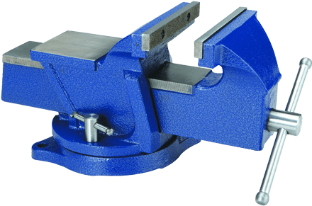 Metal Vice Transparent Image - Central Forge 6" Swivel Vise With Anvil (450x348), Png Download
