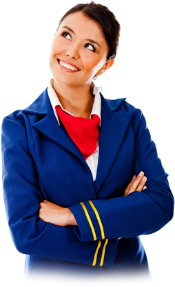 Air Hostess Download Transparent Png Image - Air Hostess Images Png (568x415), Png Download