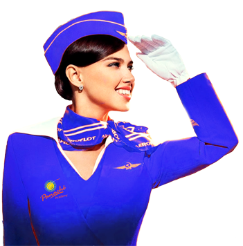 Indian Air Hostess Png (350x383), Png Download