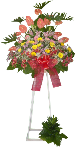 Inaugural Flower Stand Express Delivery For Grand Opening - Flower Stand For Inauguration (500x500), Png Download