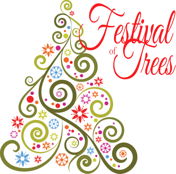 Festival Clipart Round - Wacky Christmas Tree Drawings (716x705), Png Download