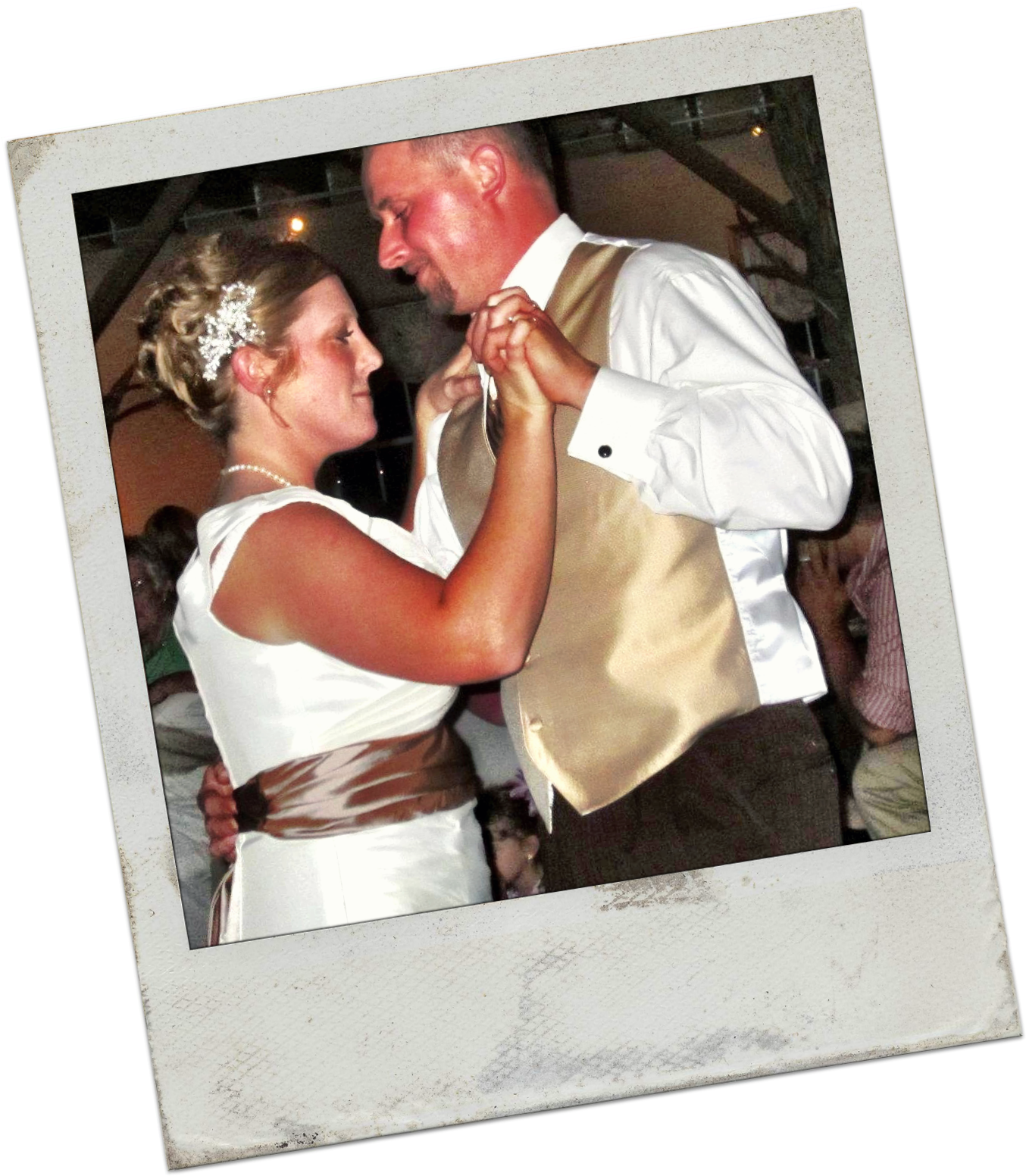 Two Year Wedding Anniversary - Picture Frame (1367x1564), Png Download