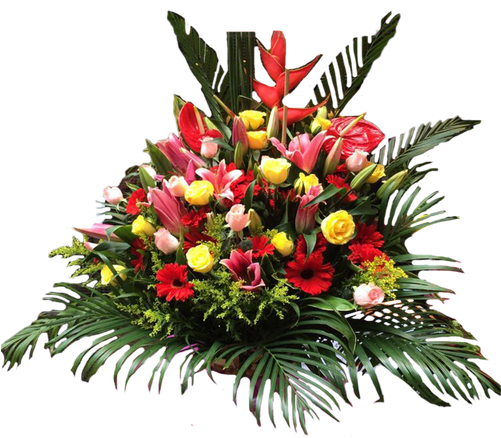 Full Bloom Flower Stand 盛放花架 - Bouquet (500x500), Png Download