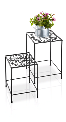 Flower Stand Set, Dark - Stojak Na Kwiaty Florabest (500x500), Png Download