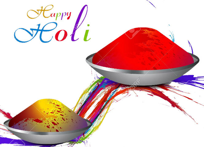 Happy Holi (664x480), Png Download