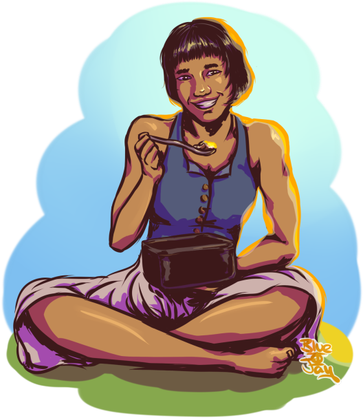 The Smile Of Someone Who's About To Finish The Last - Sitting (540x633), Png Download